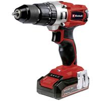 Einhell TE-CD 18/2 Li-i +22 (1x2,5 Ah) Accu-klopboor/schroefmachine 2 snelheden Incl. koffer, Incl. accu, Incl. lader