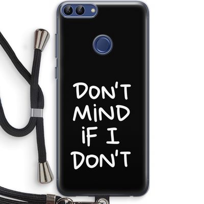 Don't Mind: Huawei P Smart (2018) Transparant Hoesje met koord