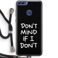 Don't Mind: Huawei P Smart (2018) Transparant Hoesje met koord