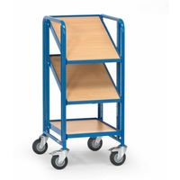 Fetra Hauptartikel 2381 Etagewagen Staal Poedercoating Laadvermogen (max.): 250 kg Stralend blauw (RAL 5007) - thumbnail