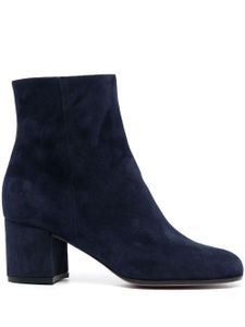 Gianvito Rossi bottines Margaux 65 mm en daim - Bleu