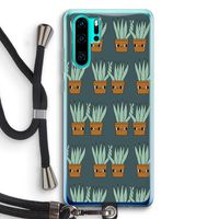 Sansevieria: Huawei P30 Pro Transparant Hoesje met koord