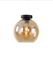 Artdelight Plafondlamp Marino met amber glas Ø 25cm PL MARINO-25 AM