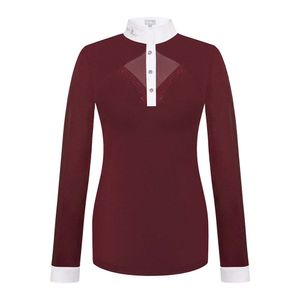 Fair Play Cathrine lm Wedstrijdshirt bordeaux maat:36