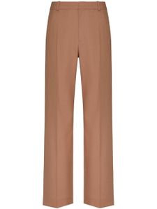 Valentino Garavani pantalon de costume en laine - Marron