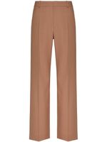 Valentino Garavani pantalon de costume en laine - Marron