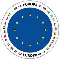 100x Bierviltjes Europa thema print