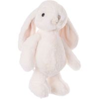 Bukowski pluche konijn knuffeldier - wit - staand - 25 cm