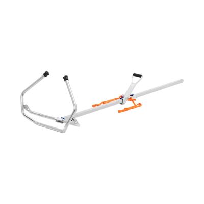 Kalftrekker - 218 cm - zacht voor koe en kalf - RVS - 2 touwen