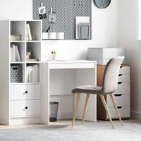 Bureau Wit 70 x 50 x 76 cm Bewerkt hout