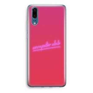 Vice Glow: Huawei P20 Transparant Hoesje