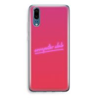 Vice Glow: Huawei P20 Transparant Hoesje Vice Glow: Huawei P20 Transparant Hoesje