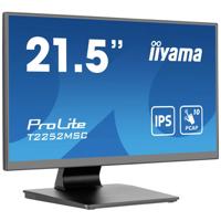 Iiyama ProLite T2252MSC-B2 Touchscreen monitor Energielabel: C (A - G) 54.6 cm (21.5 inch) 1920 x 1080 Pixel 16:9 5 ms HDMI, DisplayPort,
