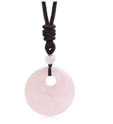 Rozenkwarts ketting - liefde & zachtheid - Kettingen - Spiritueelboek.nl