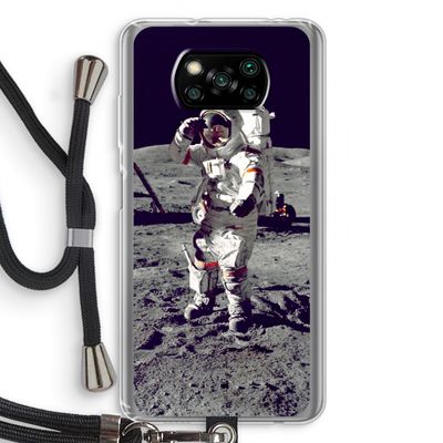 Spaceman: Xiaomi Poco X3 Pro Transparant Hoesje met koord