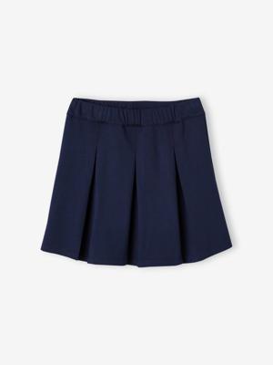 Plooirok die je gemakkelijk kunt aantrekken marineblauw