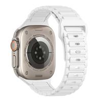 Apple Watch Bandje Raveo - Siliconen - Wit - 44, 45, 46 & 49mm