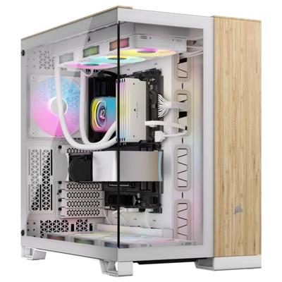 Corsair CC-9011284-WW Midi-tower PC-behuizing Bamboe, Wit