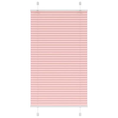 Pliss rolgordijn 80x100 cm stofbreedte 79,4 cm polyester roze