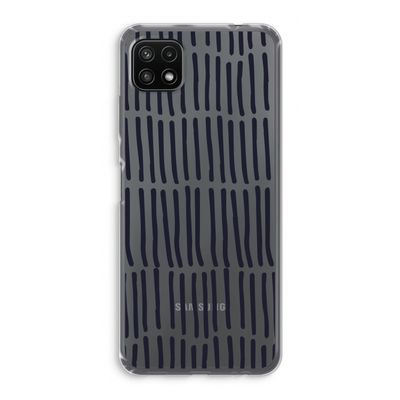 Moroccan stripes: Samsung Galaxy A22 5G Transparant Hoesje