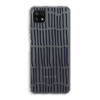 Moroccan stripes: Samsung Galaxy A22 5G Transparant Hoesje