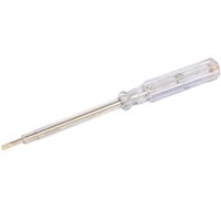 Spanningzoeker schroevendraaier - 110-250 V - 19 x 1,5 cm - voltage tester   - - thumbnail