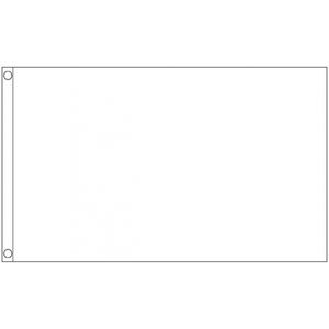 2x Witte vlaggen 150 x 90 cm   -