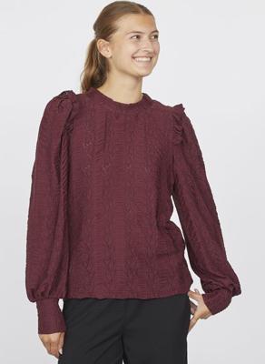 Sisters Point Blouse Eina-Ls3 D. Bordeaux