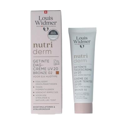 Louis Widmer Nutriderm dagcreme getint 02 zonder parfum