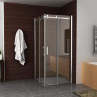 BWS Douchecabine Hoekinstap met 2 Schuifdeuren 90x90x200 cm 8 mm NANO Coating Boss & Wessing