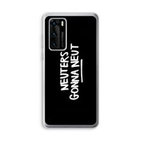 Neuters (zwart): Huawei P40 Transparant Hoesje