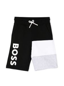 BOSS Kidswear short de sport à logo imprimé - Noir