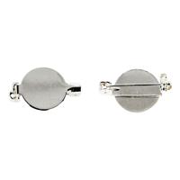 Creativ Company Brochespeld verzilverd 20mm, 10st.