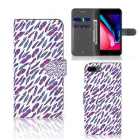 Apple iPhone 7 Plus | 8 Plus | Telefoon Hoesje | Feathers Color