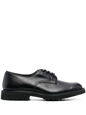 Tricker's derbies en cuir à lacets - Noir