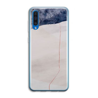 Stone White: Samsung Galaxy A50 Transparant Hoesje