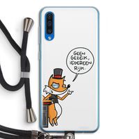 Geen Gezeik: Samsung Galaxy A50 Transparant Hoesje met koord