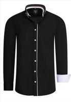Rusty Neal - heren overhemd zwart - 11027
