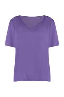 Gwenny 2way satin tshirt - fuchsia - 08225