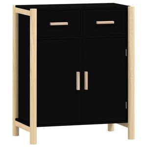 The Living Store Dressoir ZoZo - Zwart - 62x38x75 cm