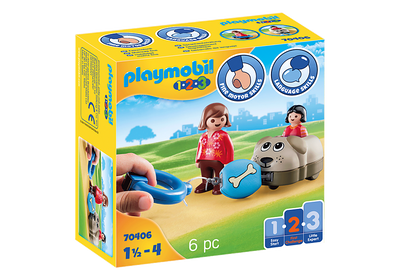 sPLAYMOBIL® 1.2.3 70406 Hondentrein