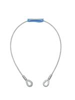 EUROLITE Steel Rope 1000x6mm silver with Thimble EUROLITE Steel Rope 1000x6mm silver with Thimble