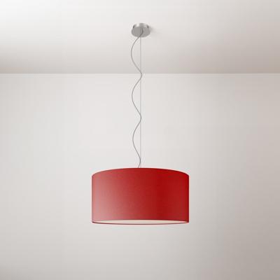 Hanglamp stof Cillindro rond 48 cm Made in Italy