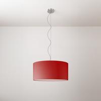 Hanglamp stof Cillindro rond 48 cm Made in Italy