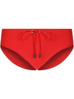 Dolce & Gabbana slip de bain à taille à logo - Rouge