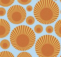 70's zonneschijn behang woonkamer