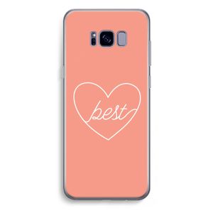 Best heart: Samsung Galaxy S8 Plus Transparant Hoesje