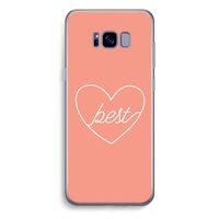 Best heart: Samsung Galaxy S8 Plus Transparant Hoesje