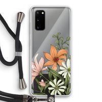 Floral bouquet: Samsung Galaxy S20 Transparant Hoesje met koord