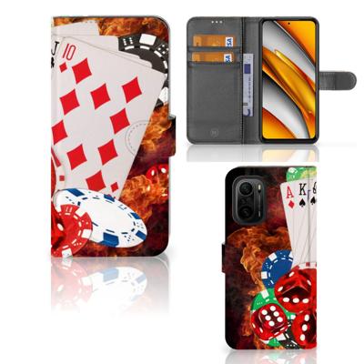 Poco F3 | Xiaomi Mi 11i Wallet Case met Pasjes Casino